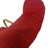 Vintage Scandinavian armchair with a high back / single seat