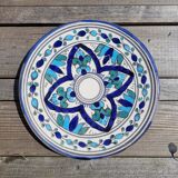 Assiette orientale émaillée