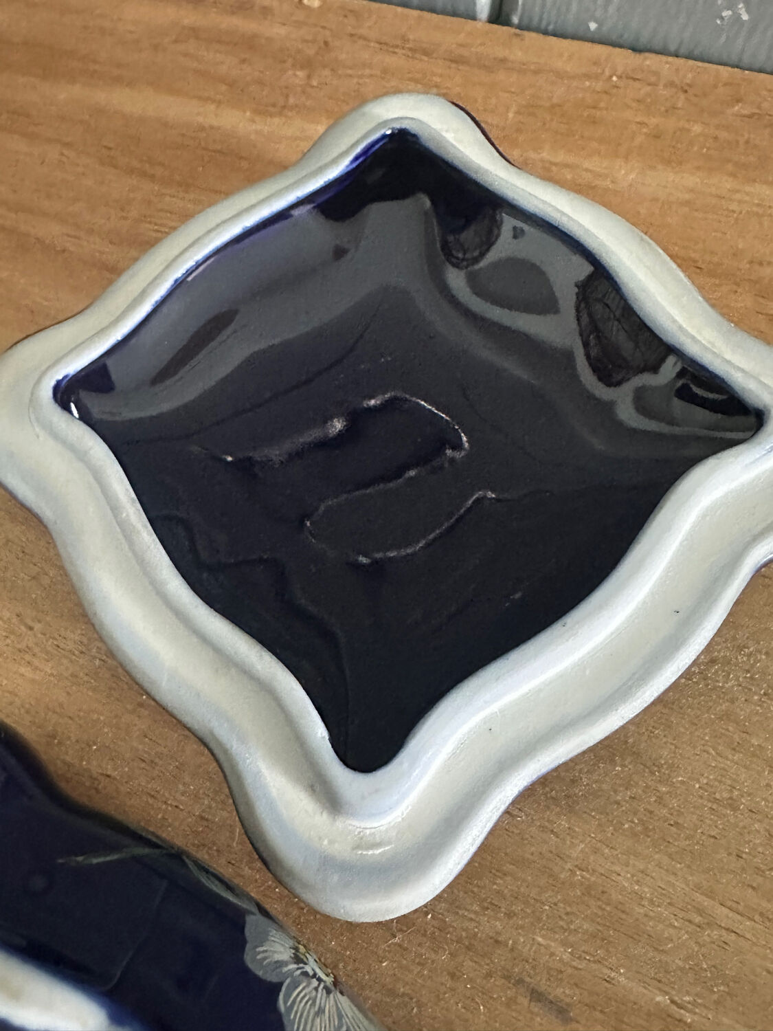 Small ceramic candy box