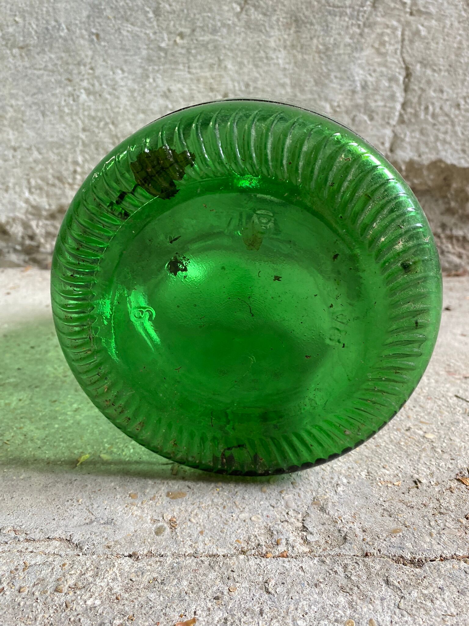 Demijohn vintage green bottle 5L