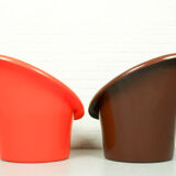 Pair of 2 Skopa lounge chairs by Ole Gjerløv Knudsen & Torben Lind for IKEA, 1970s