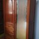 Art Nouveau carved walnut cabinet