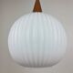 Suspension scandinave opaline teck 1960