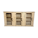 Burmese teak wall display case