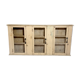 Vitrine murale en teck birman