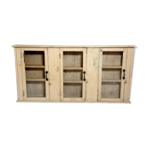 Vitrine murale en teck birman
