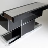 70's bar cabinet designed by Willy Rizzo for Mario Sabot