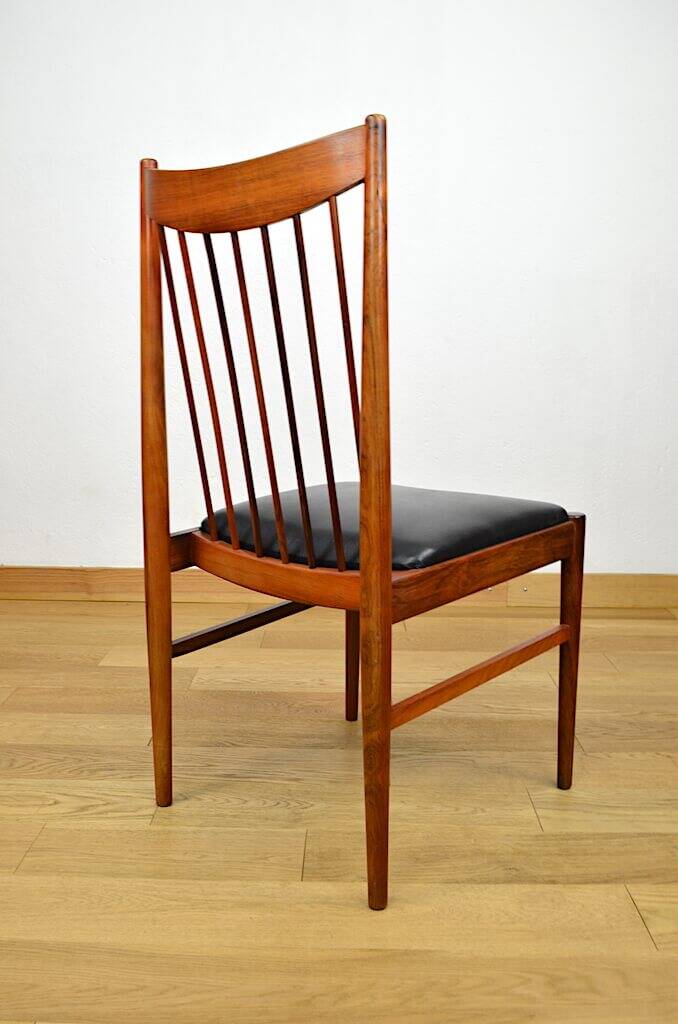 4 Danish Chairs 1960 Rio Rosewood by Arne Vodder