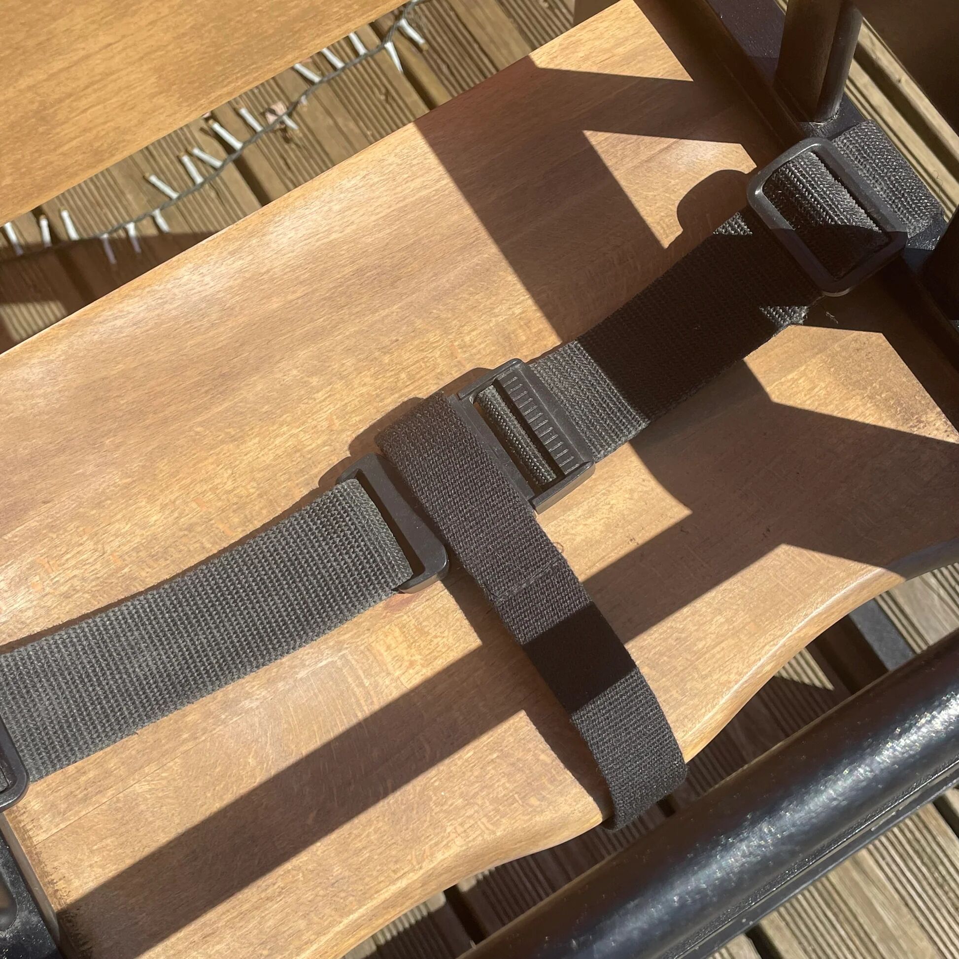 Wooden high chair for baby