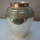 Vase in silver plate