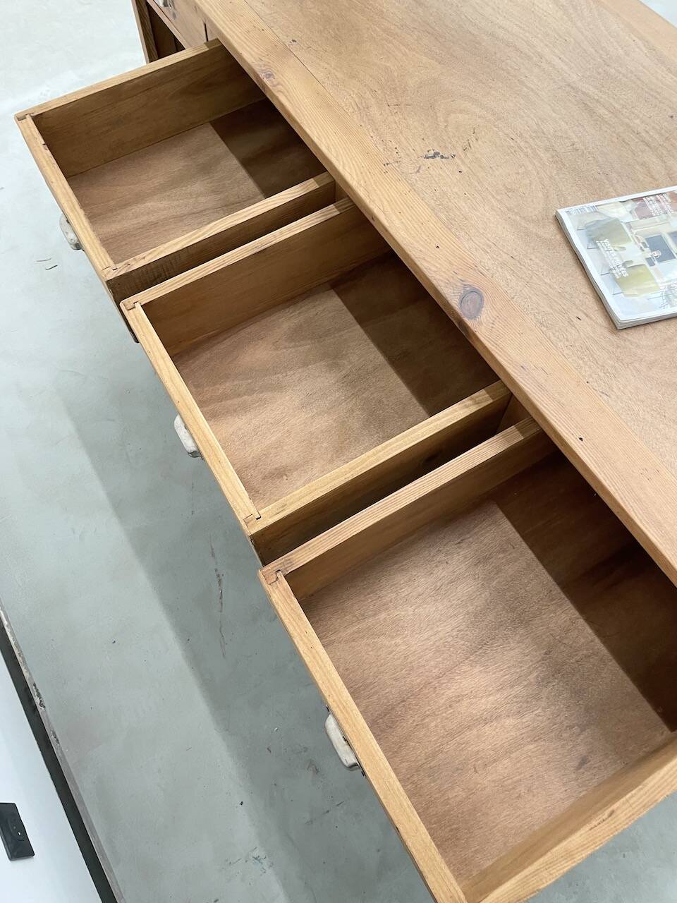 2m central island pine counter