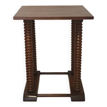 Side table attributed to Charles Dudouyt, 20th century.