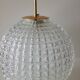 Suspension boule verre vintage