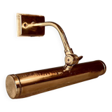 Industrial style aged brass wall art picture light