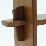 Constructivist wooden standing shelf from the 1960s