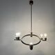 Art Deco chandelier attributed to Pietro Chiesa, 1940s, Italy.