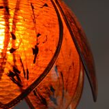 Chandelier pendant lamp in the shape of an artichoke design from the 70s