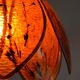 Chandelier pendant lamp in the shape of an artichoke design from the 70s