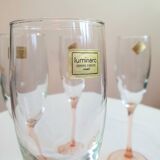 Vintage champagne flutes