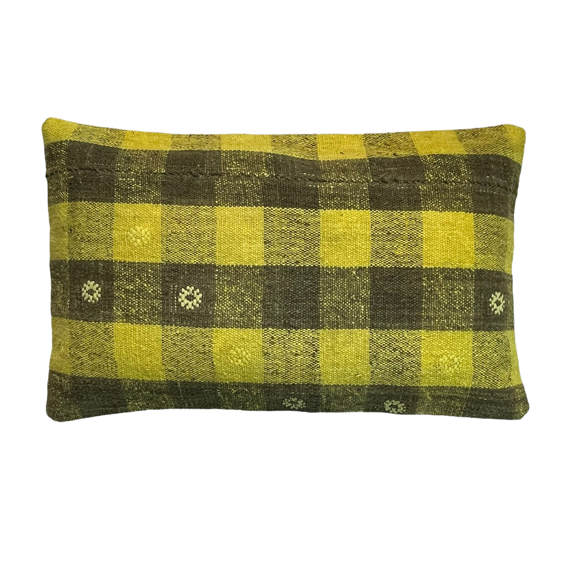 Vintage turkish kilim cushion cover, 30 x 50 cm