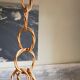 Abat-jour suspension boule vintage en osier et ficelle naturels