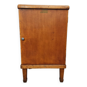 Antique laboratory cabinet display cabinet oak