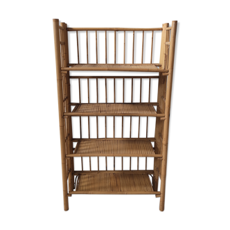 Vintage bamboo foldable shelf