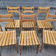 6 chaises Guillerme et Chambron