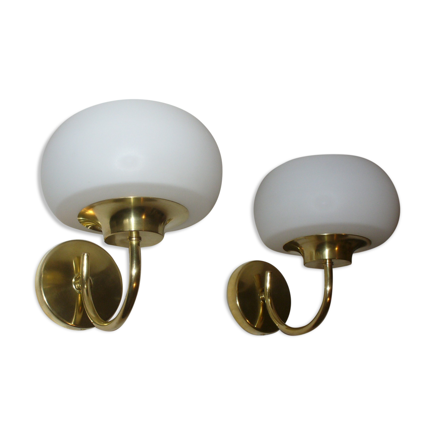 Pair of pull-out wall lamps from the 70s