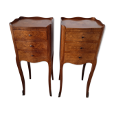 Pair of old bedside tables