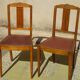 Sièges art déco assortis: 1 fauteuil bridge et 2 chaises