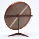 Mirror by Uno and Osten Kristiansson edition Luxus Sweden circa 1960 49x52cm
