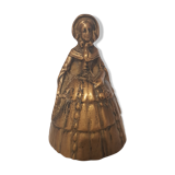 Cloche de table en bronze femme