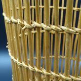Wicker wastepaper basket