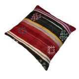 Housse de coussin Kilim turque vintage, 55 x 55 cm