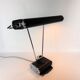 Lampe de bureau N71 Jumo noir et chrome 1950