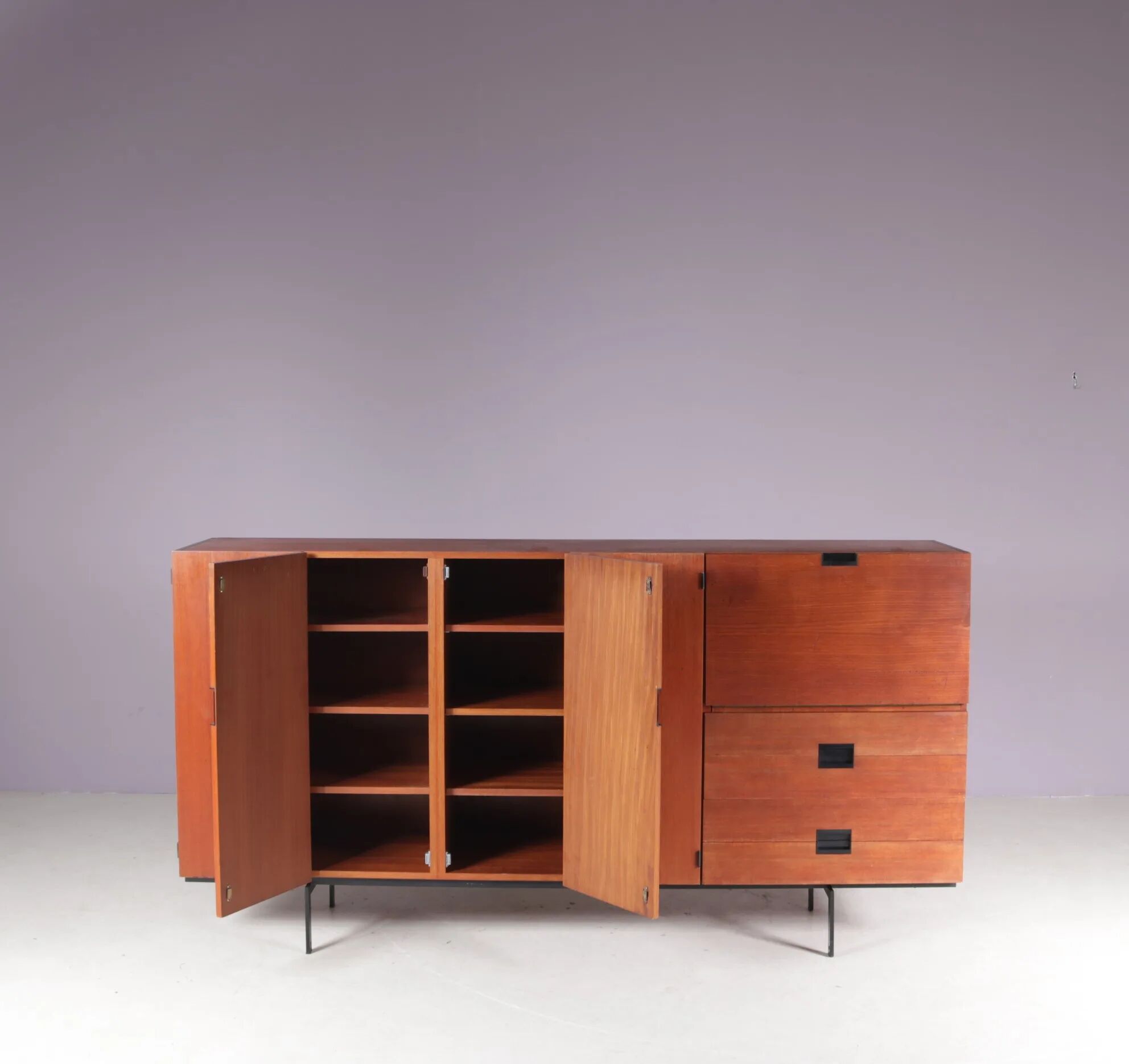 1950s Japanese series cabinet CU08 by Cees Braakman for Pastoe Netherlands