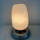 Lampe verre et chrome