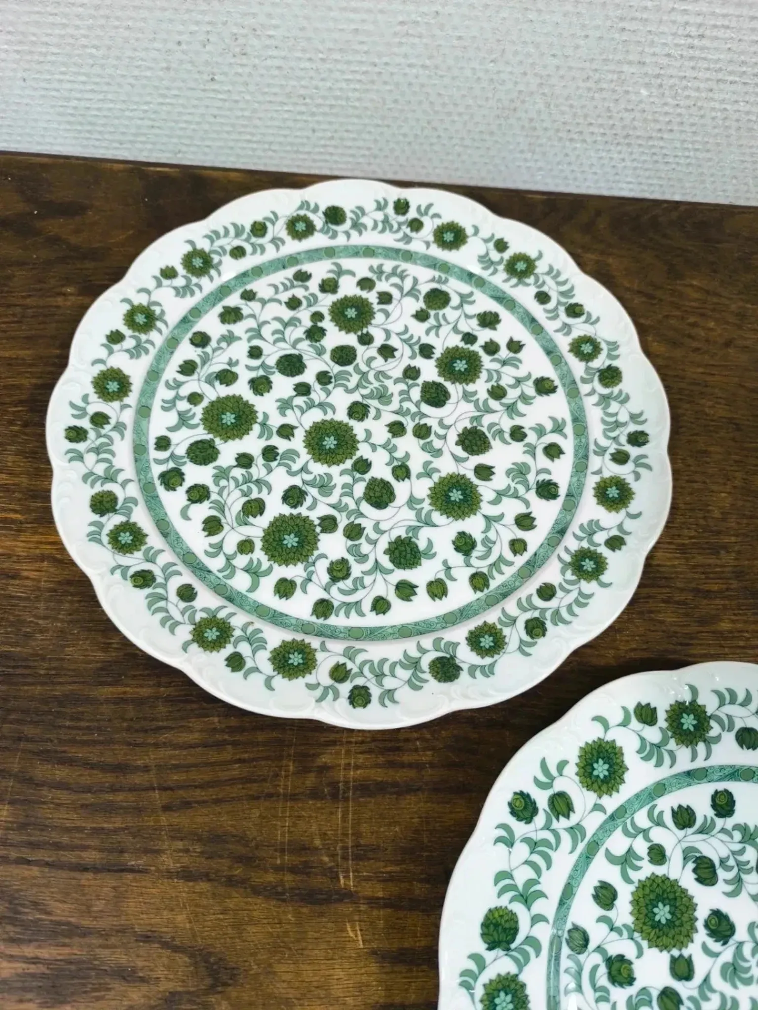 2 round serving dishes Rosenthal Monbijou Giscard vintage