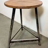 Black Industrial Workshop Stool, 1960s