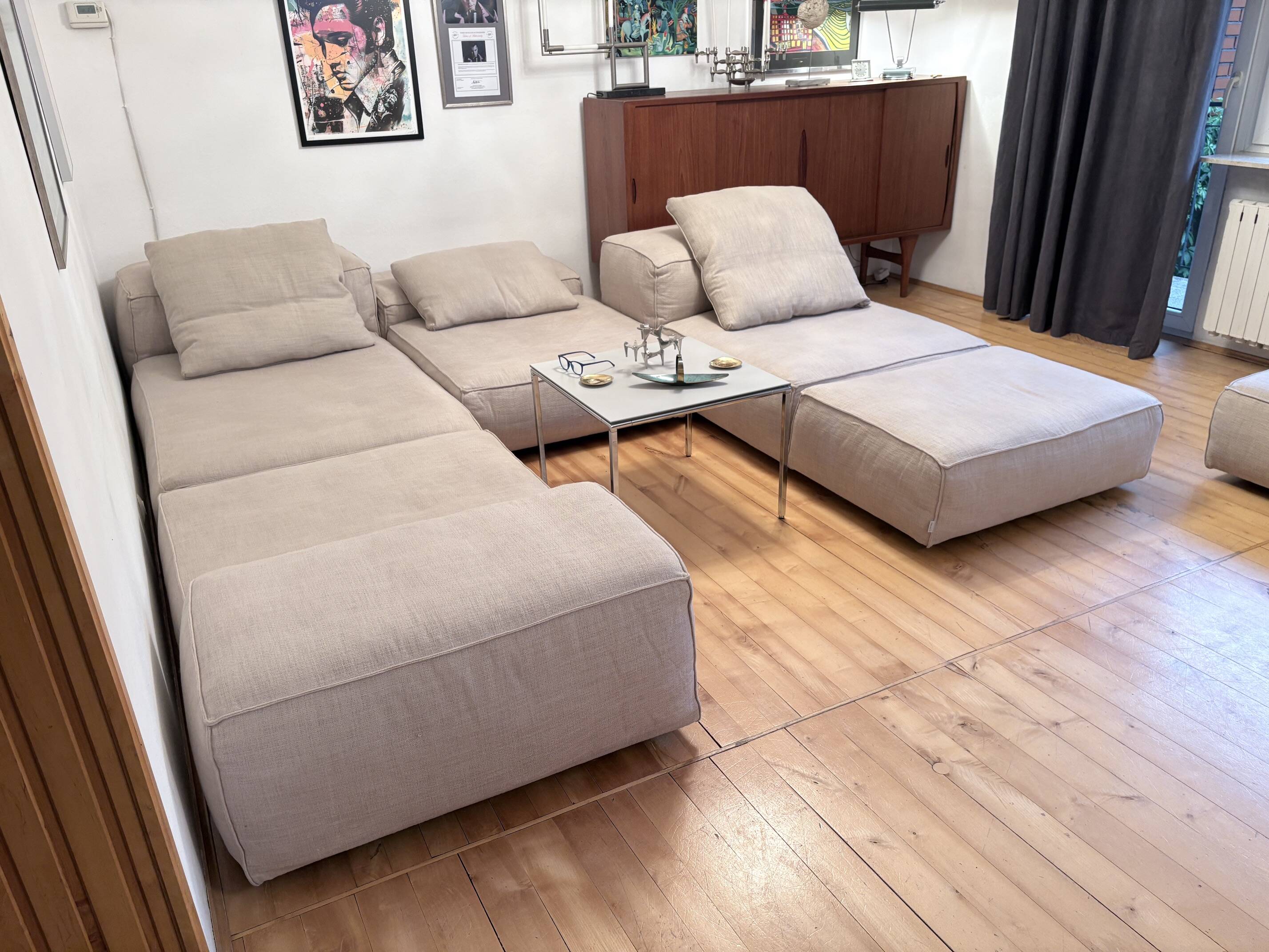 Extrasoft modular sofa designed by Piero Lissoni, Living Divani, Italy