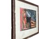 Dessin miniature sous verre