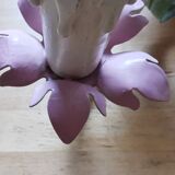 Lustre iron and painted sheet flowers camellias