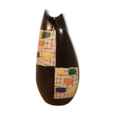 Geometric 50s ceramic vase