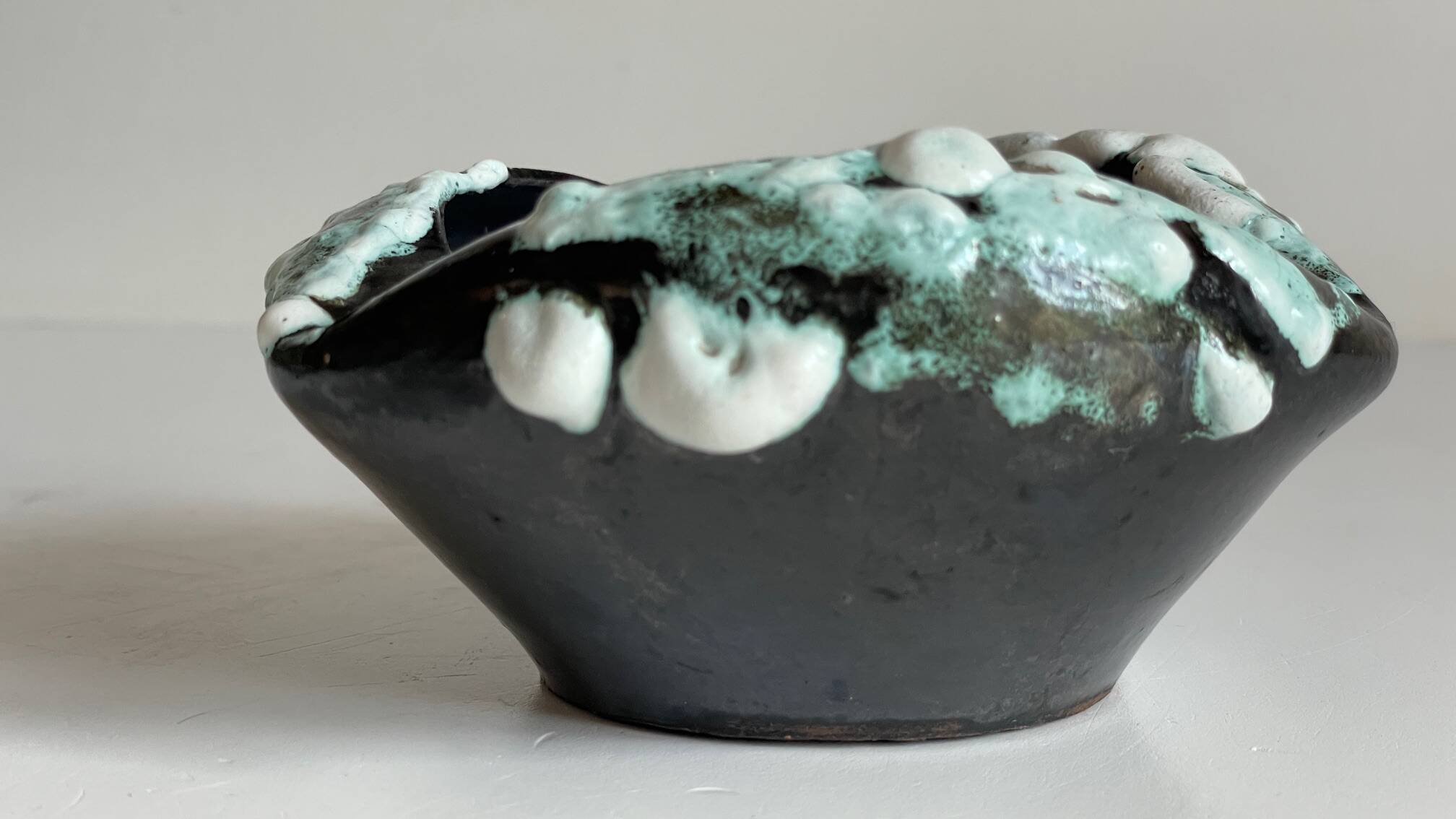 Cyclops Ceramic Ashtray Annecy France Vintage