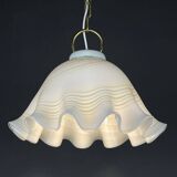 Vintage Murano Glass Suspension Lamp in the Shape of a Handkerchief, Italy, 1970s