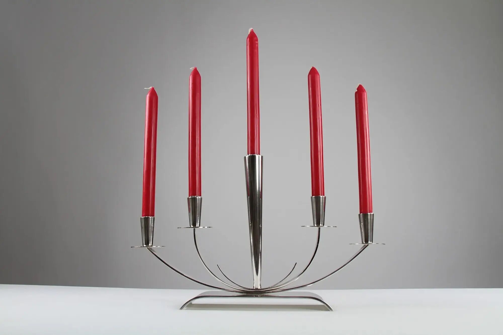 Candelabra model 3240-88 by Walter Andersson for Ystad-Metall, Sweden, 1950s