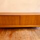 1960s Danish Teak Sliding Door Sideboard