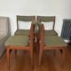 Lot of 4 1960s Scandinavian style chairs.