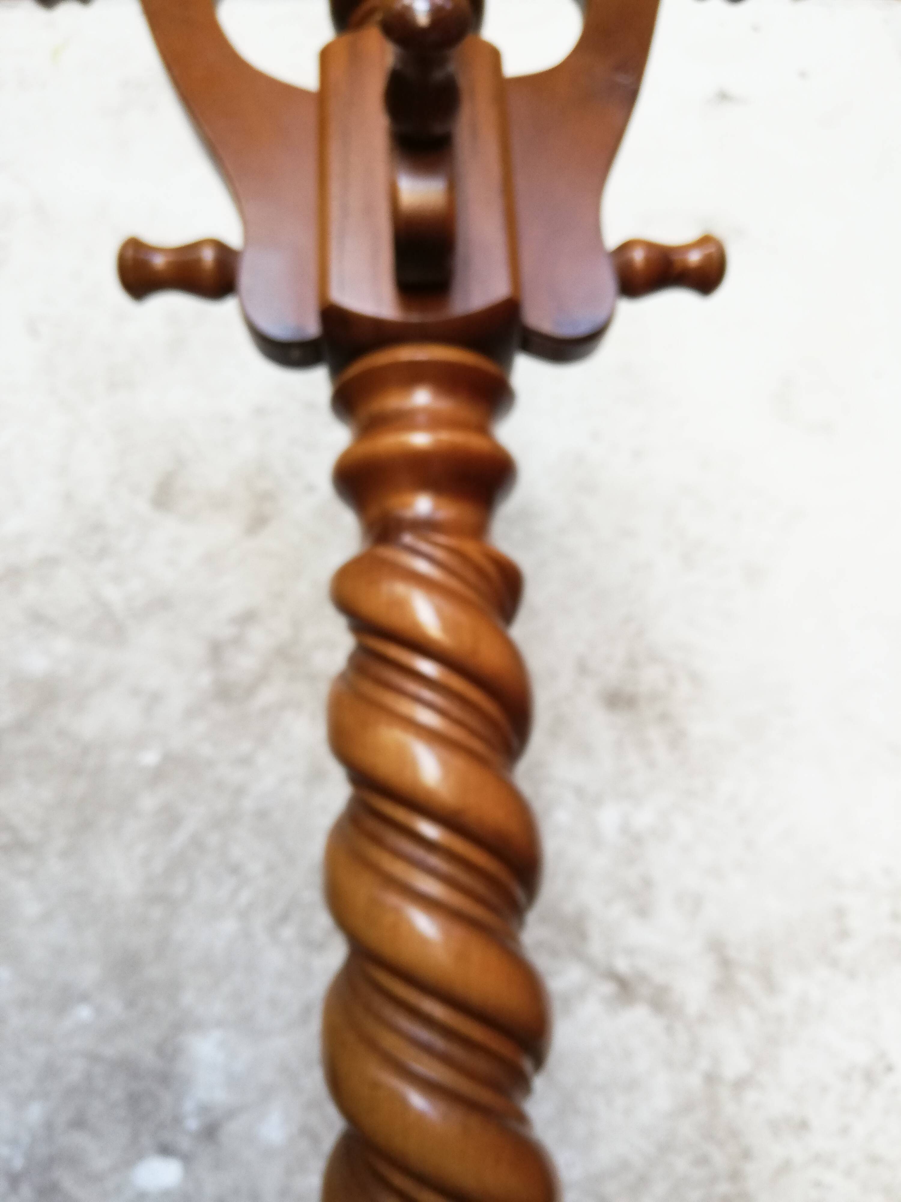 Vintage wooden coat rack